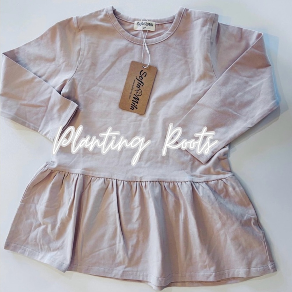 Sofia Mila Long Sleeve Dress 4T